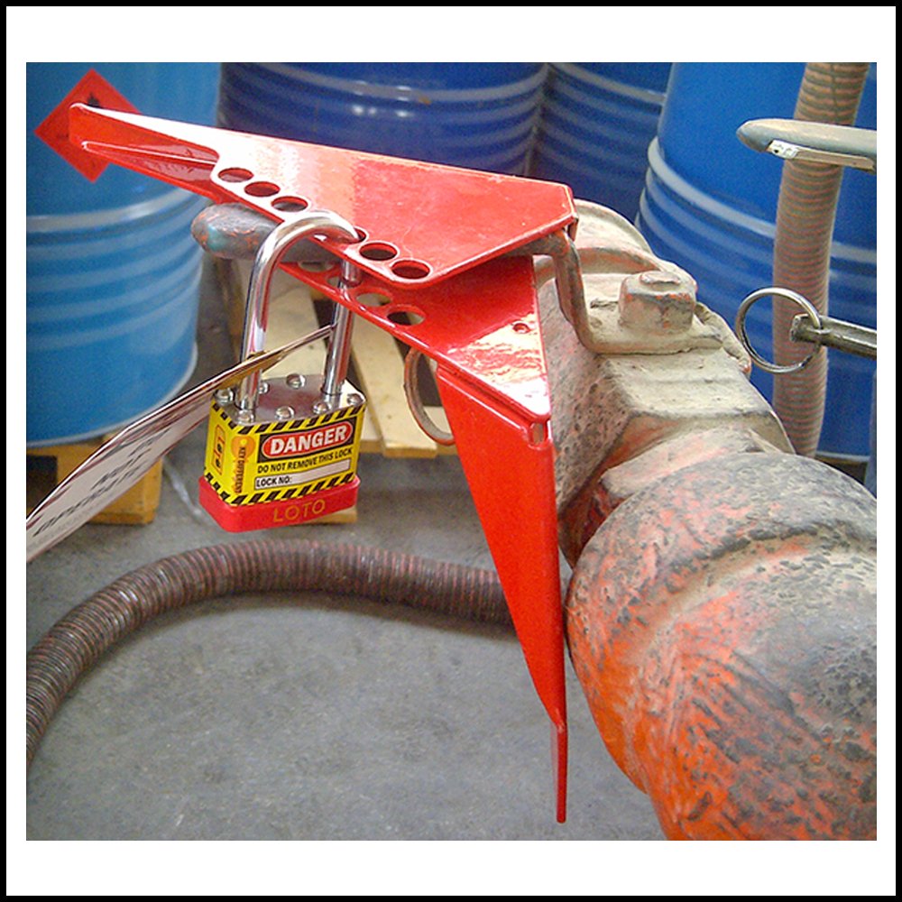BALL VALVE LOCKOUT, STEEL – LOTO SAFETY PRODUCTS