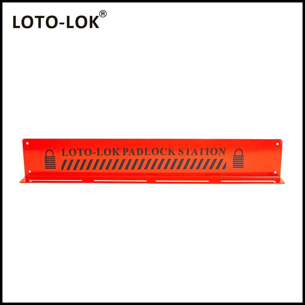 LOCKOUT_TAGOUT_WALL_MOUNTING_RED_PADLOCK_STATION_PS‐HANG24
