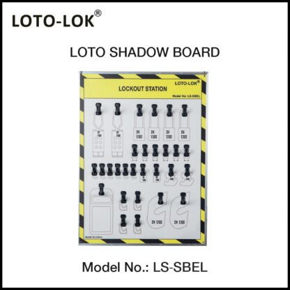 LOTO-LOK_ALUMINIUM_FRAME_SHADOW_BOARD_EMPTY_STATION_FUJAIRAH_LS‐SBEL