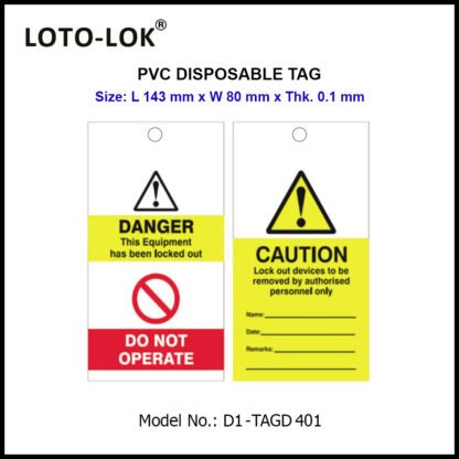 PVC DISPOSABLE TAGS - 143mm.