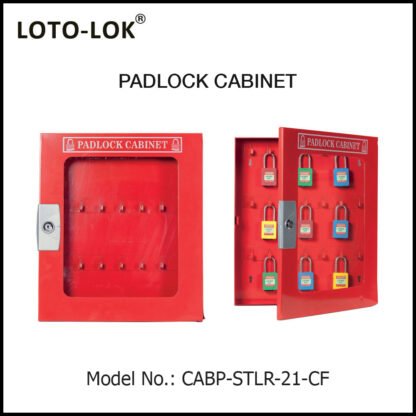 RED_STEEL_PADLOCK_CABINET_WITH_21_NON_ADJUSTABLE_HOOKS_CABP-STLR-21-CF