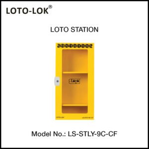 LOCKOUT STATION, STEEL, (Empty Station)