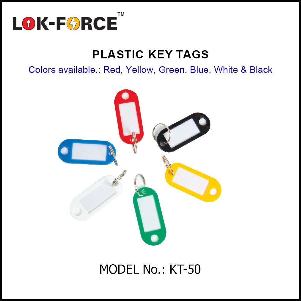PLASTIC KEY TAGS
