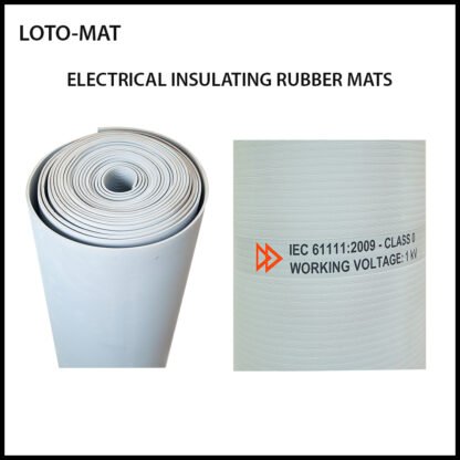 LOTO-MAT_ELECTRICAL_INSULATING_RUBBER_MATS_GREY_IEC_61111_2009_STANDARDS