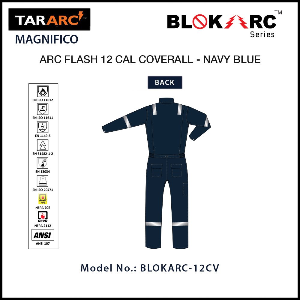 TARARC_MAGNIFICO_BLOKARC_SERIES_ARC_FLASH_12_CAL_COVERALL_BACK_NAVY_BLUE