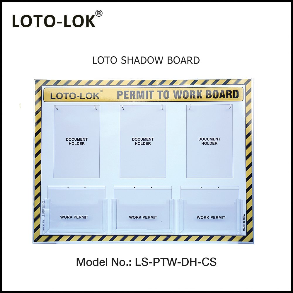 LOTO_STATION_PERMIT_TO_WORK_BOARD_DOCUMENT_HOLDER_PLASTIC_FOLDERS_EMPTY_BOARD