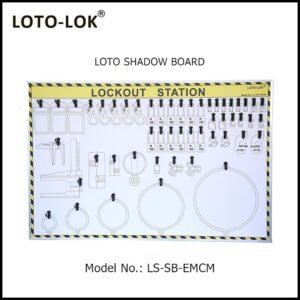 LOTO SHADOW BOARD, ELECTRICAL & MECHANICAL (Empty Board)